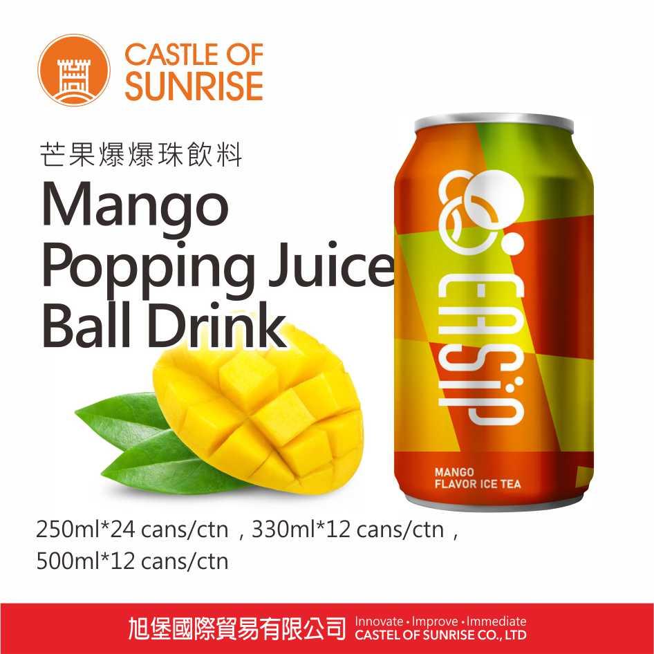 Mango Popping Juice Ball Drink