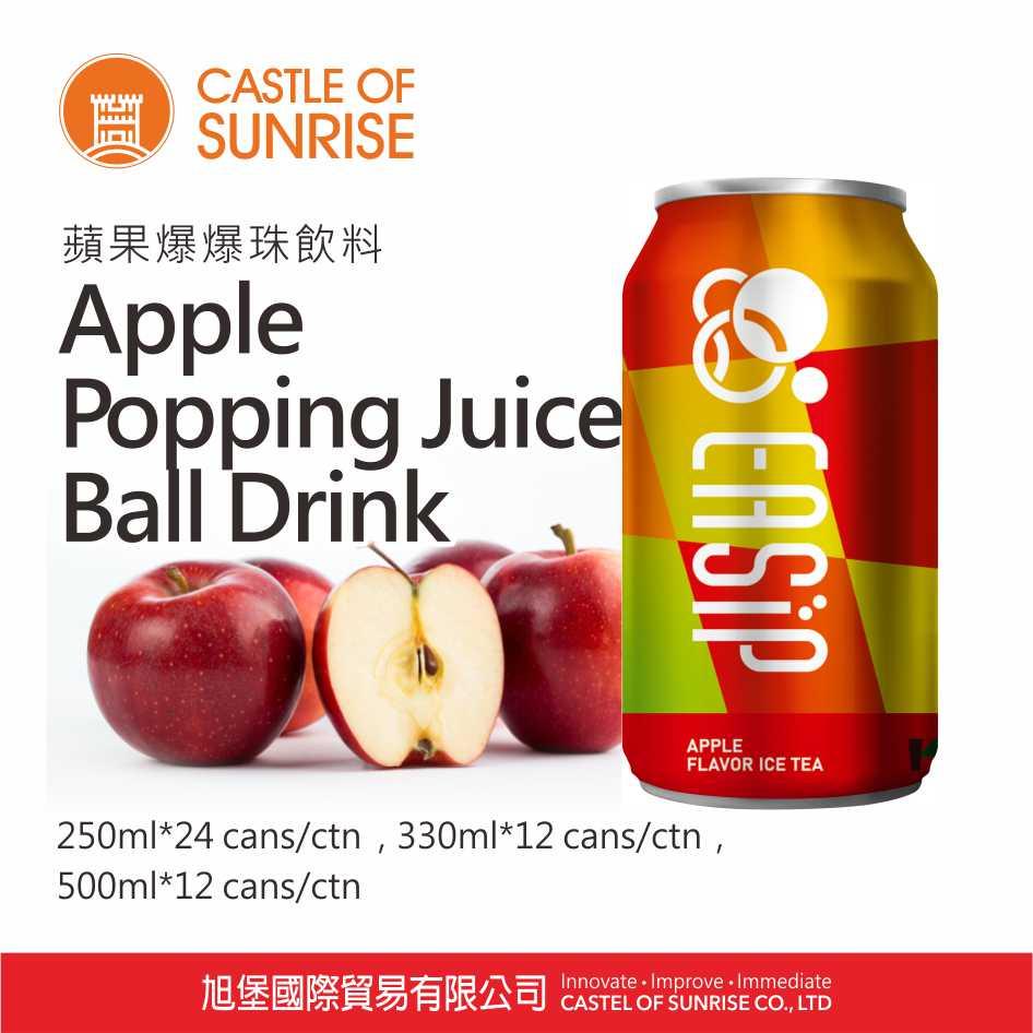Apple Popping Juice Ball Drink
